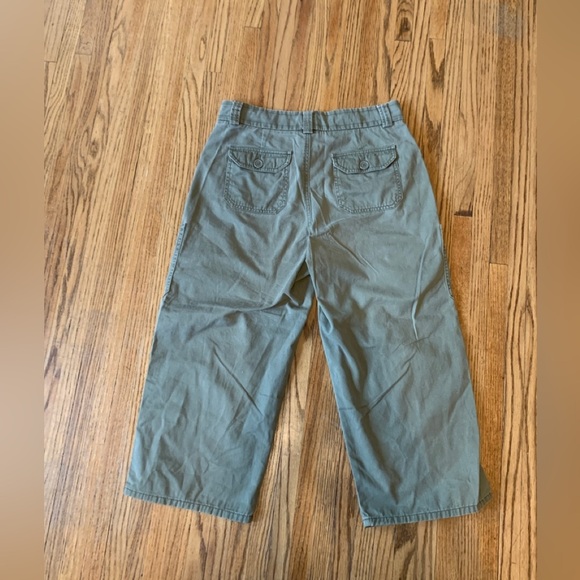 VTG Lee 90s 2000s y2k Baggy Green Cargo Pants Wide Leg 12 Utility Loose Durango - Picture 10 of 11